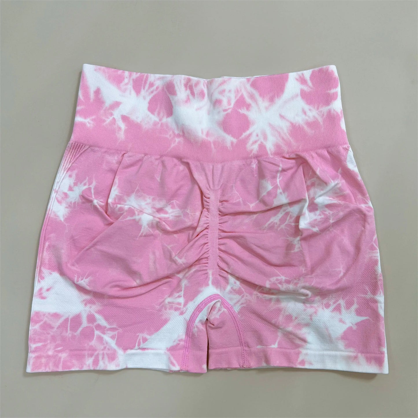 Women's Gym Tie Dye Scrunch Shorts
