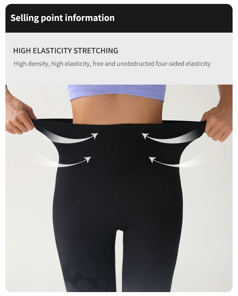 Tie Dye Women’s Leggings Seamless High Waisted