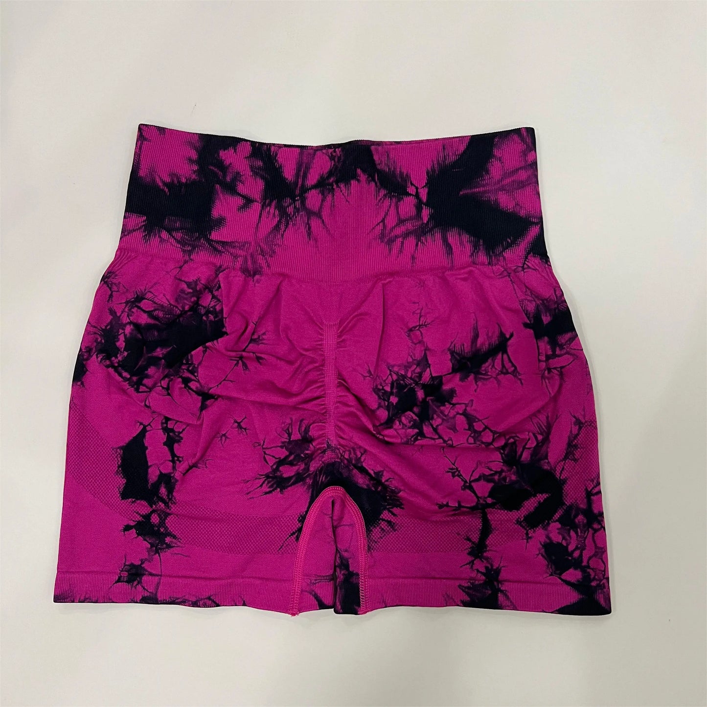 Women's Gym Tie Dye Scrunch Shorts