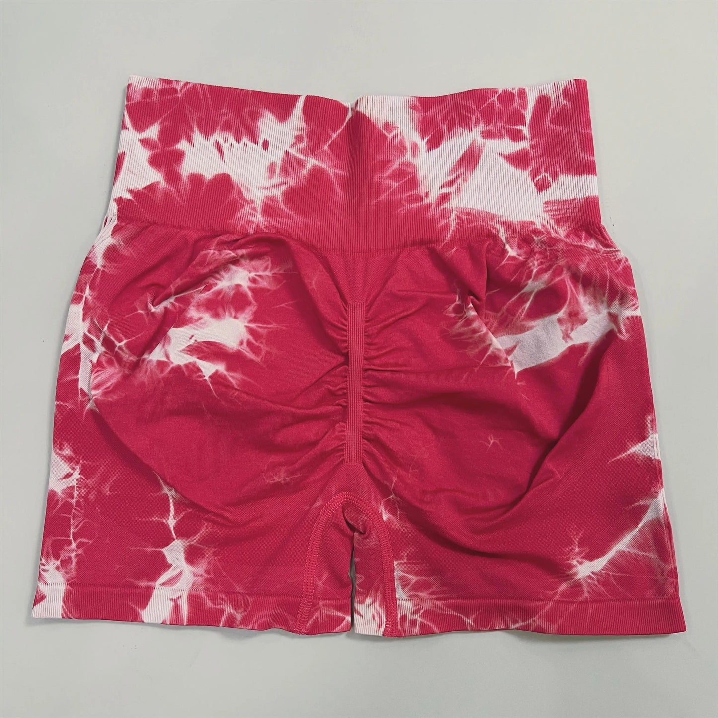 Women's Gym Tie Dye Scrunch Shorts