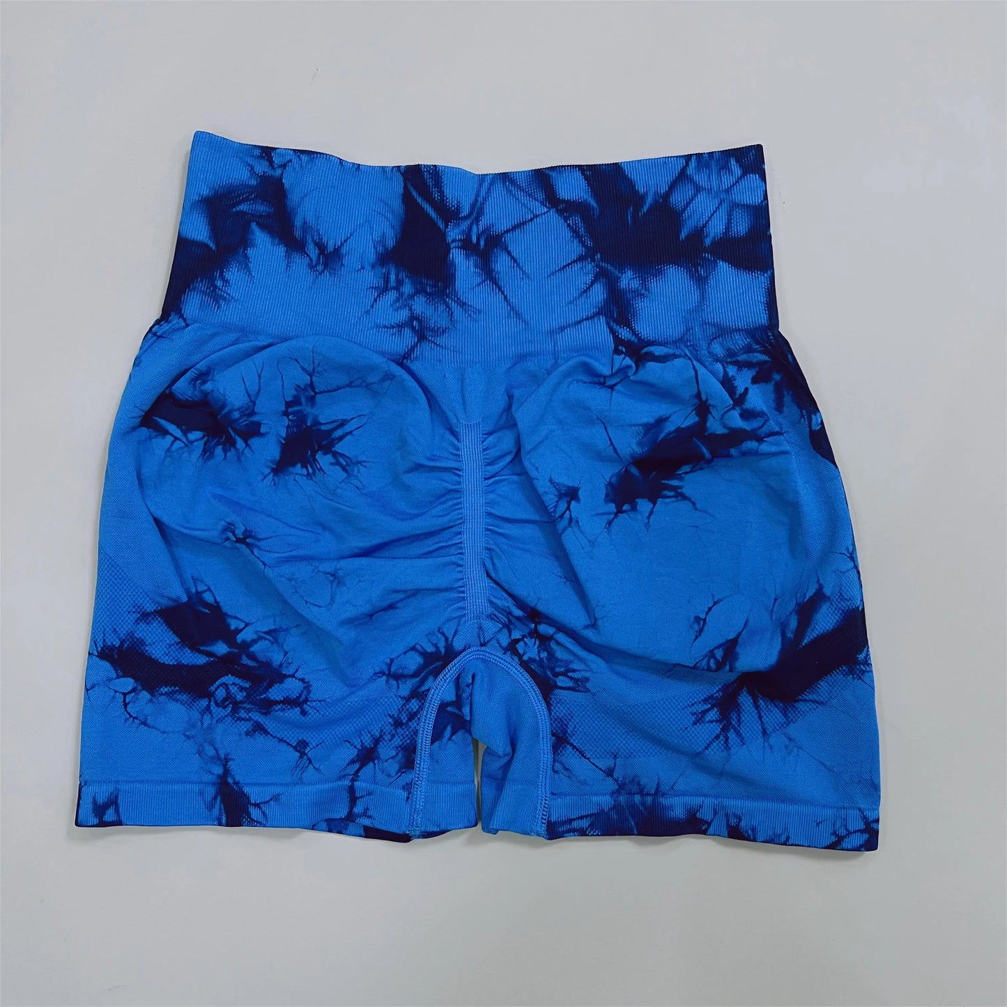 Women's Gym Tie Dye Scrunch Shorts